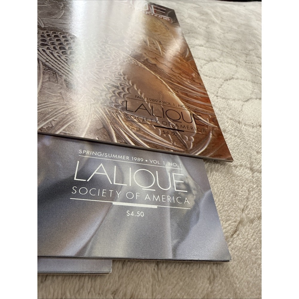 Lalique Society of America Magazine Lot 6 w/case - Picture 3 of 7